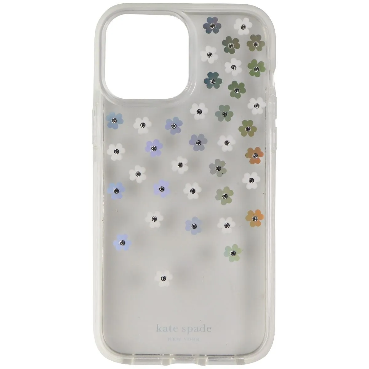 Kate Spade Hardshell Case for iPhone 13 Pro Max - Iridescent Scattered Flowers