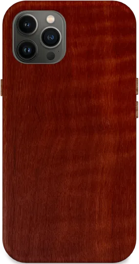 Kerf Select Curly Red Bulletwood Wood Phone Case