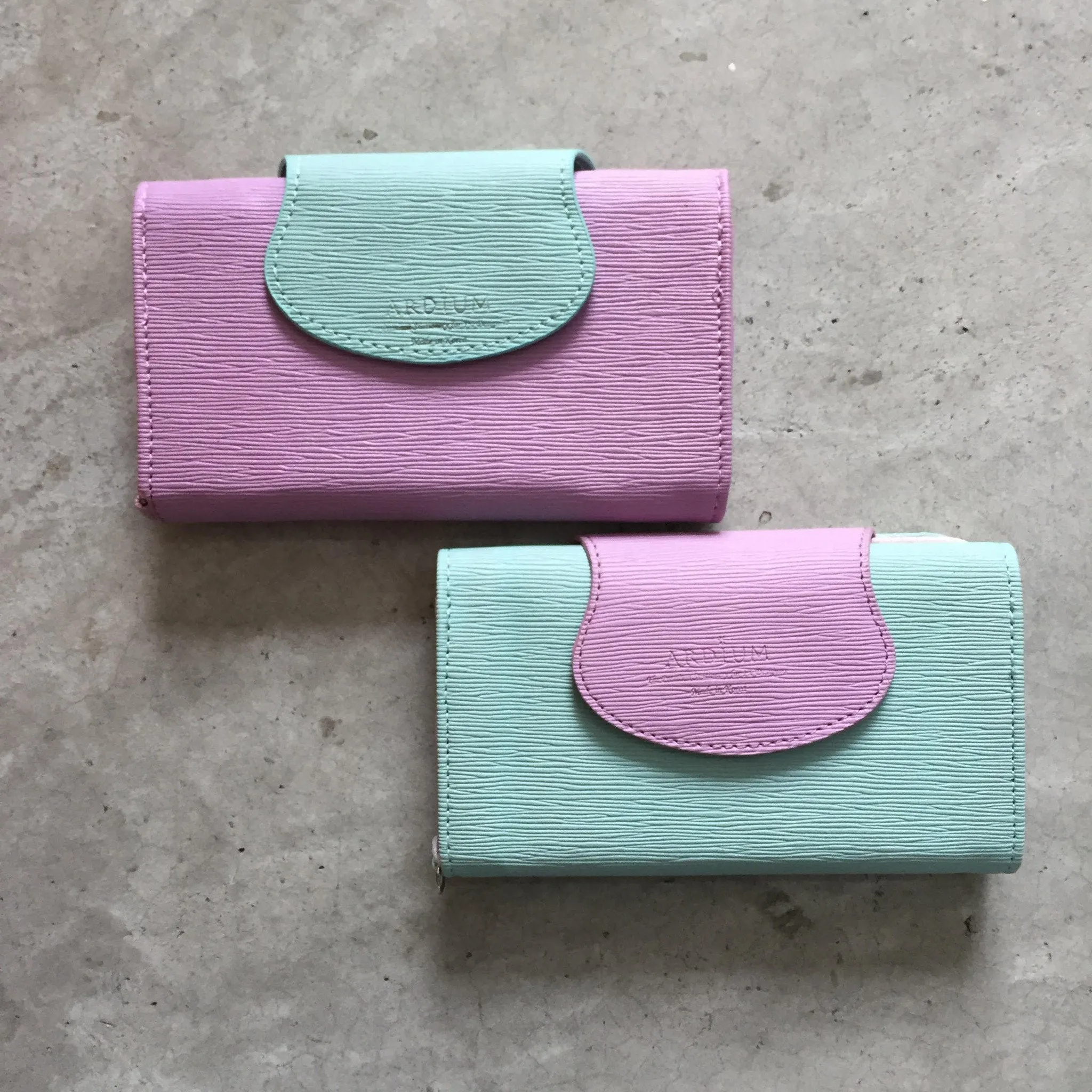 Korean Pastel Leather Wallet