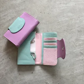 Korean Pastel Leather Wallet