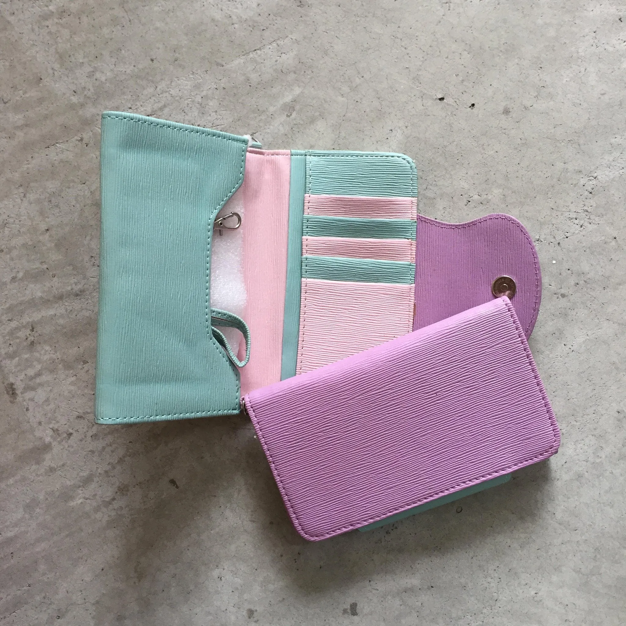 Korean Pastel Leather Wallet