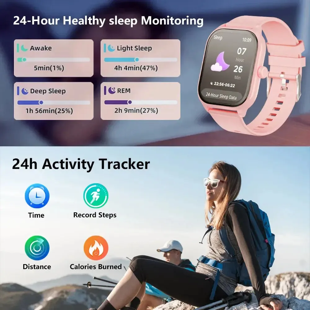 LAXASFIT 2.01“ Bluetooth Call Smart Watch Support 100  Sports IP68 Waterproof 2024 New Man Woman Message Reminder Smart Watch