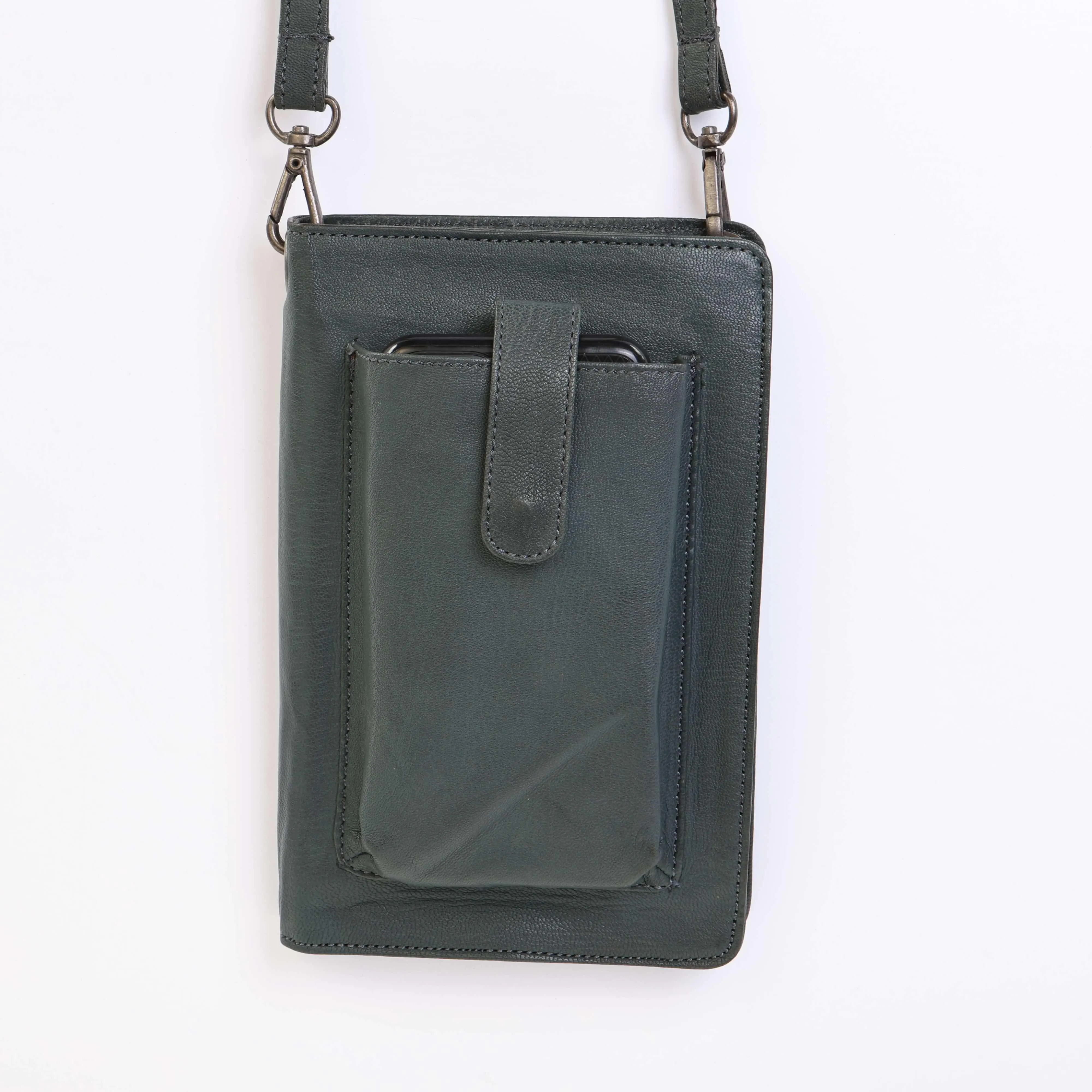 Leather Up Crossbody Wallet