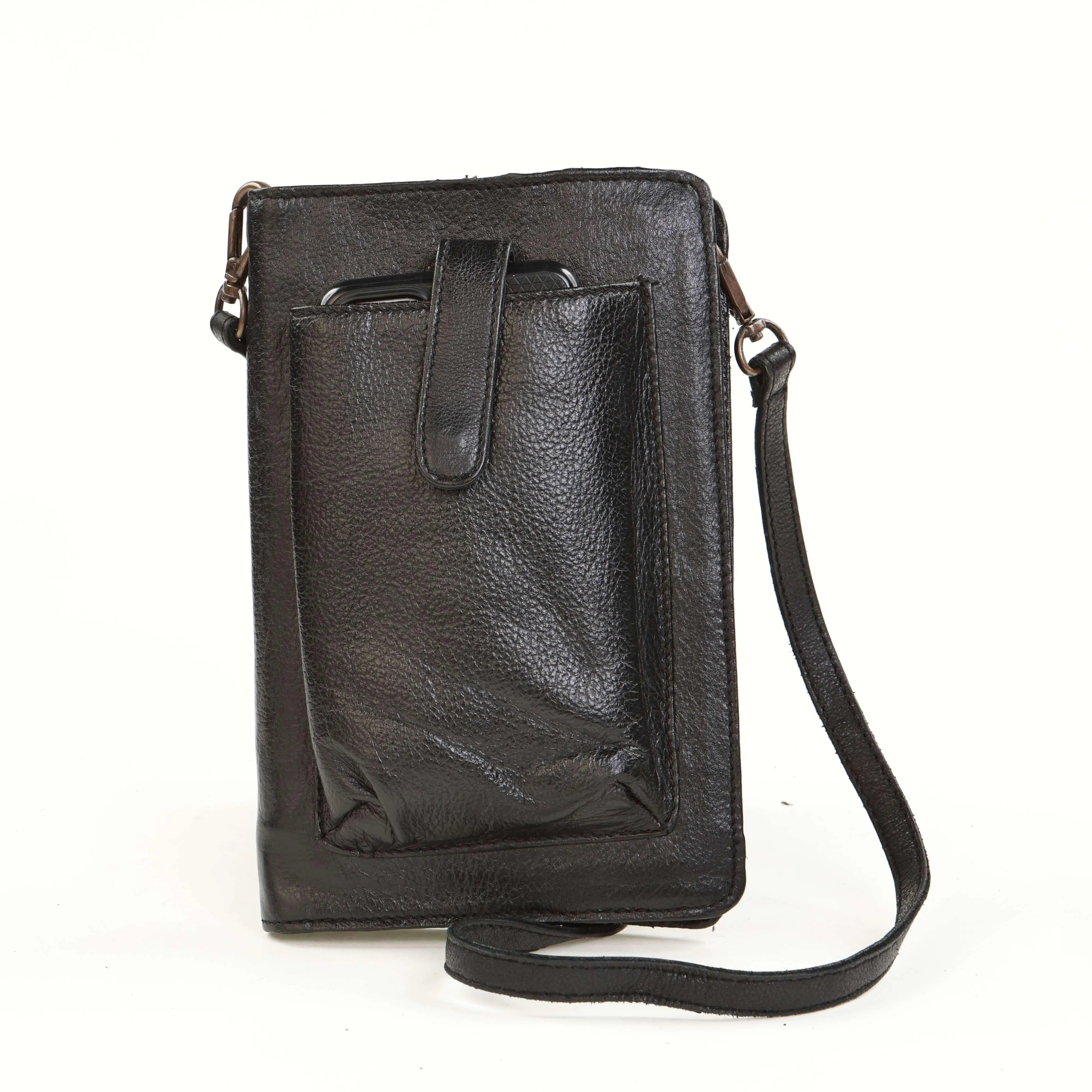 Leather Up Crossbody Wallet