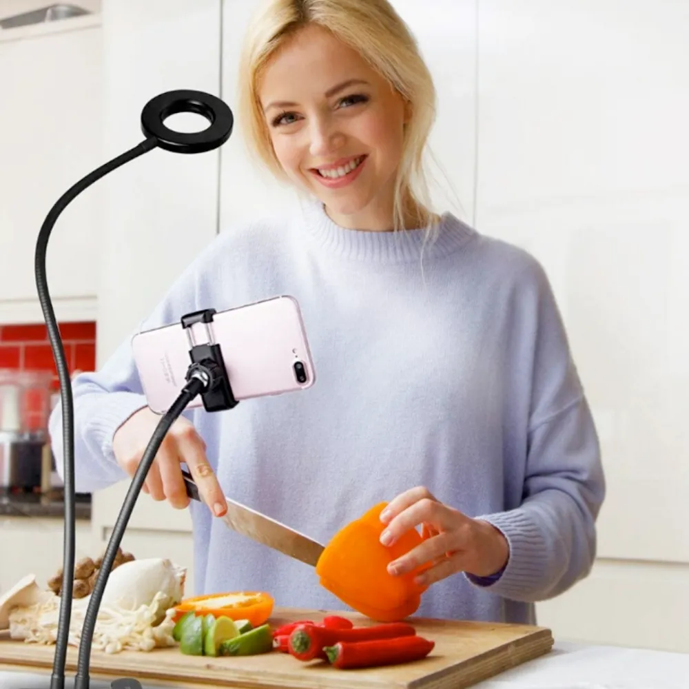 LED Ring Light With Adjustable Stand