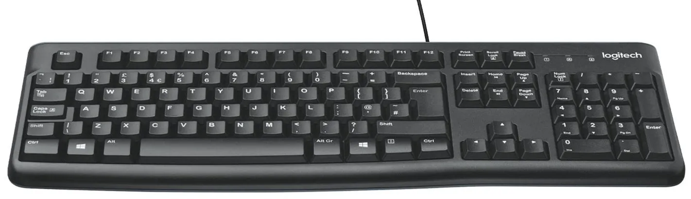 Logitech K120 Wired USB Keyboard (English Version) 920-002582 原裝行貨