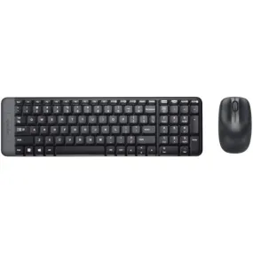 Logitech Mk220 Wireless Keyboard And Mouse Combo Black