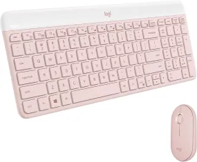 Logitech MK470 Slim Wireless Combo (English Version) - Rose Pink 玫瑰粉色 920-011326 原裝行貨