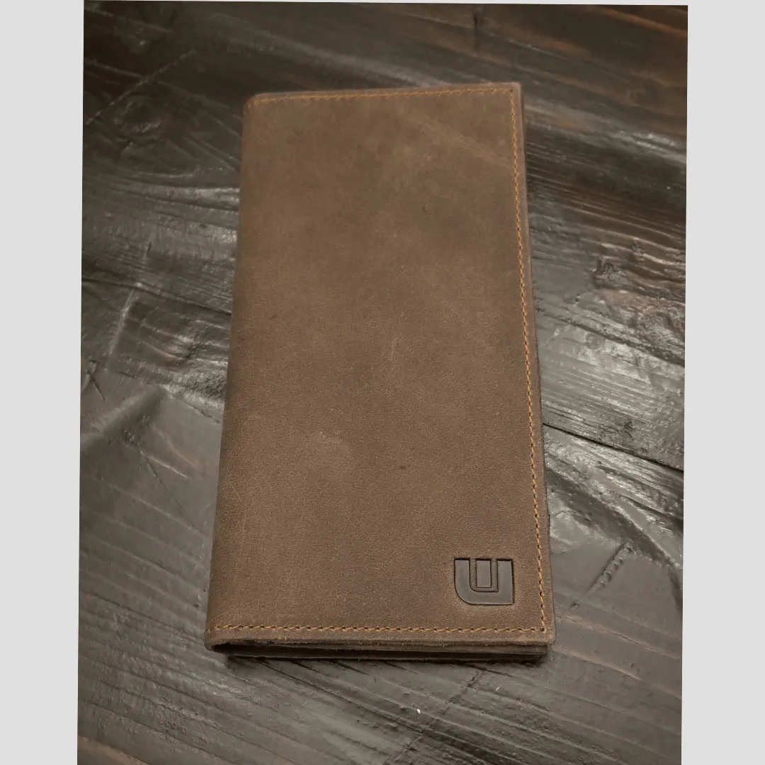 Long Wallet in Distressed Leather - LW2