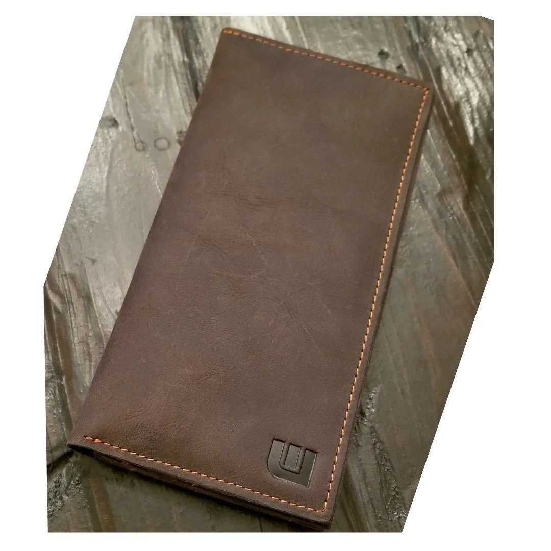 Long Wallet in Distressed Leather - LW2