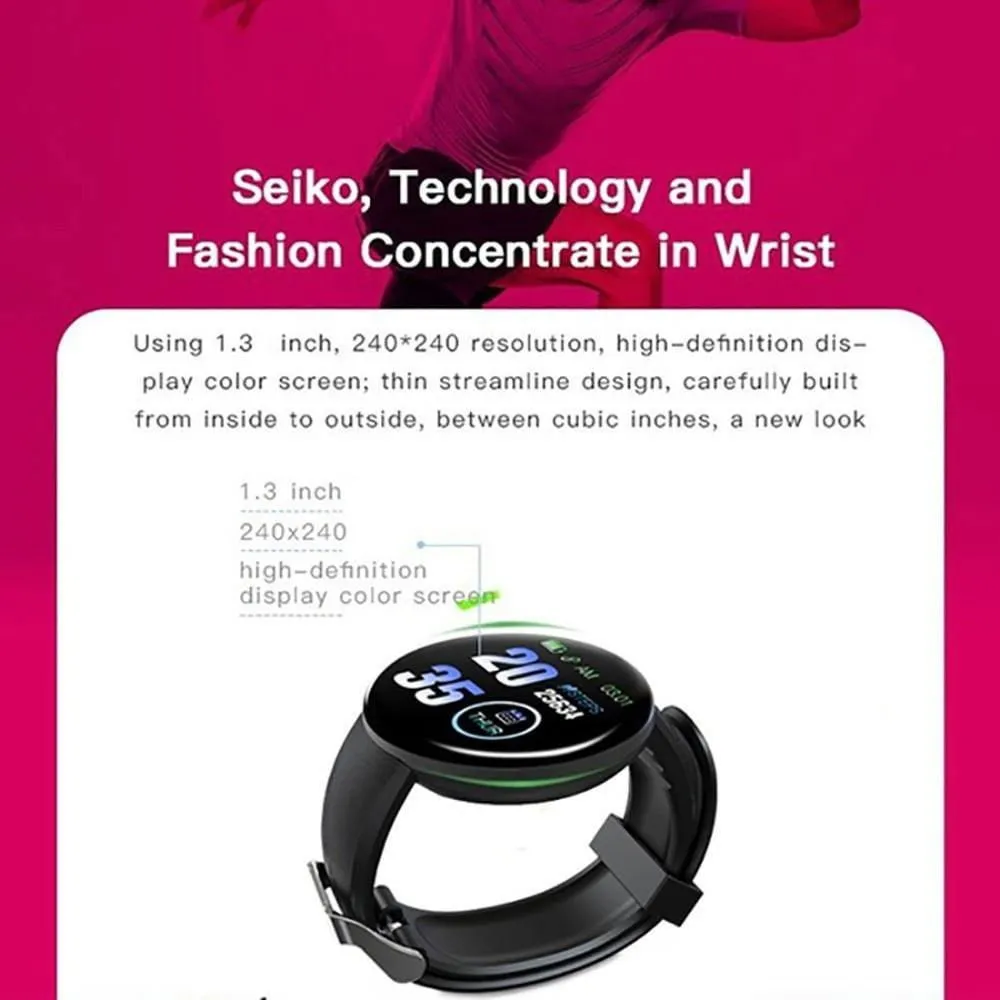 LovelyRLovely Smart Blood Pressure Heart Rate Monitor Watch