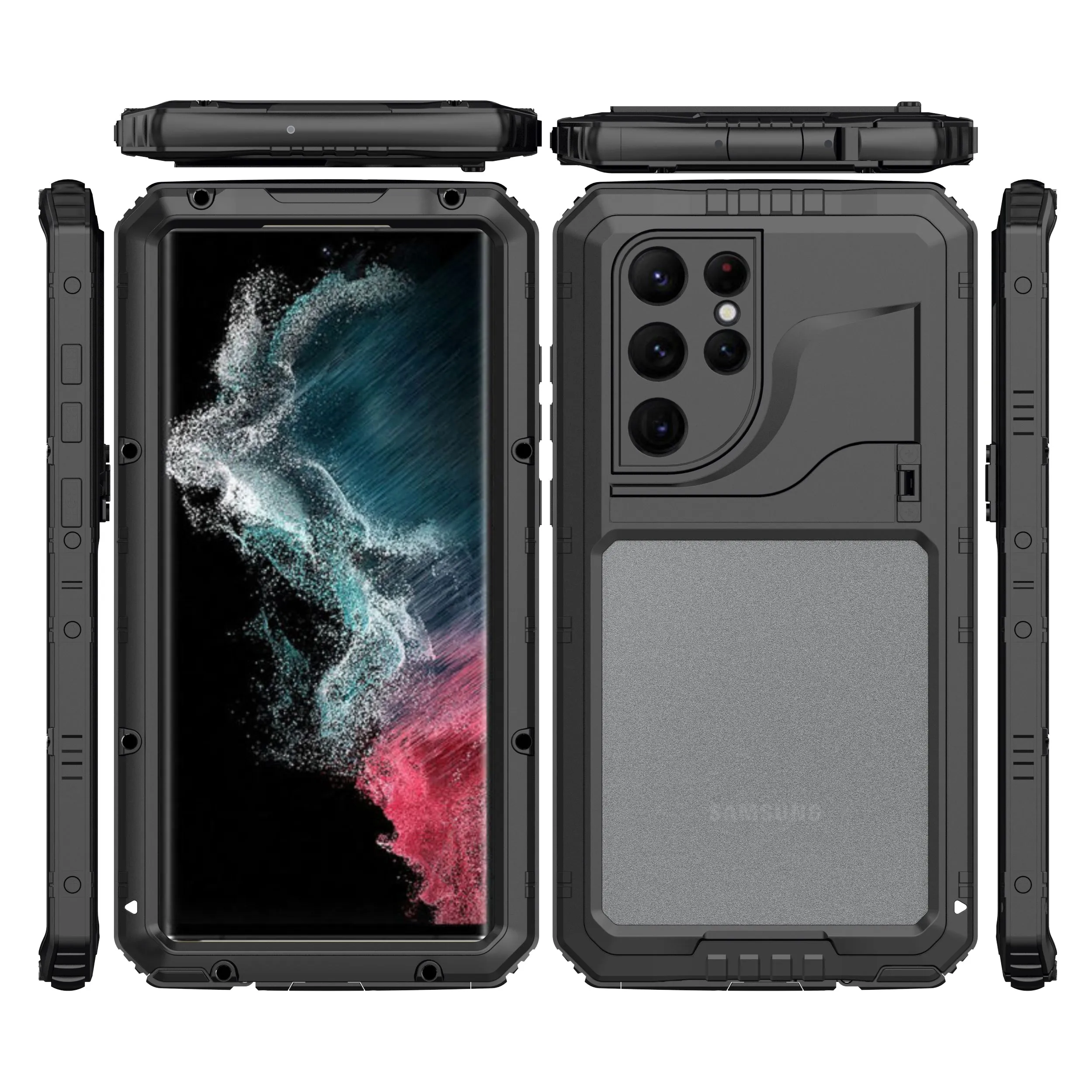 Luphie Beowulf IP68 Waterproof Diving Silicone Shockproof Aluminum Metal Case Cover