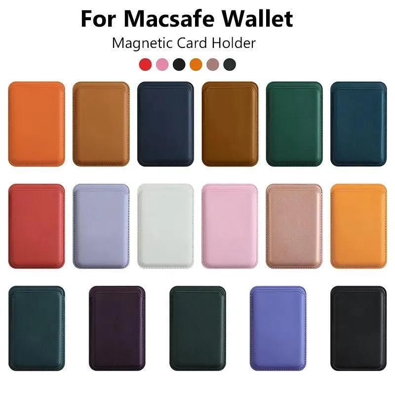 Luxury Leather MagSafe Wallet Case for iPhone Pro Max - Card Holder & Protective Cover