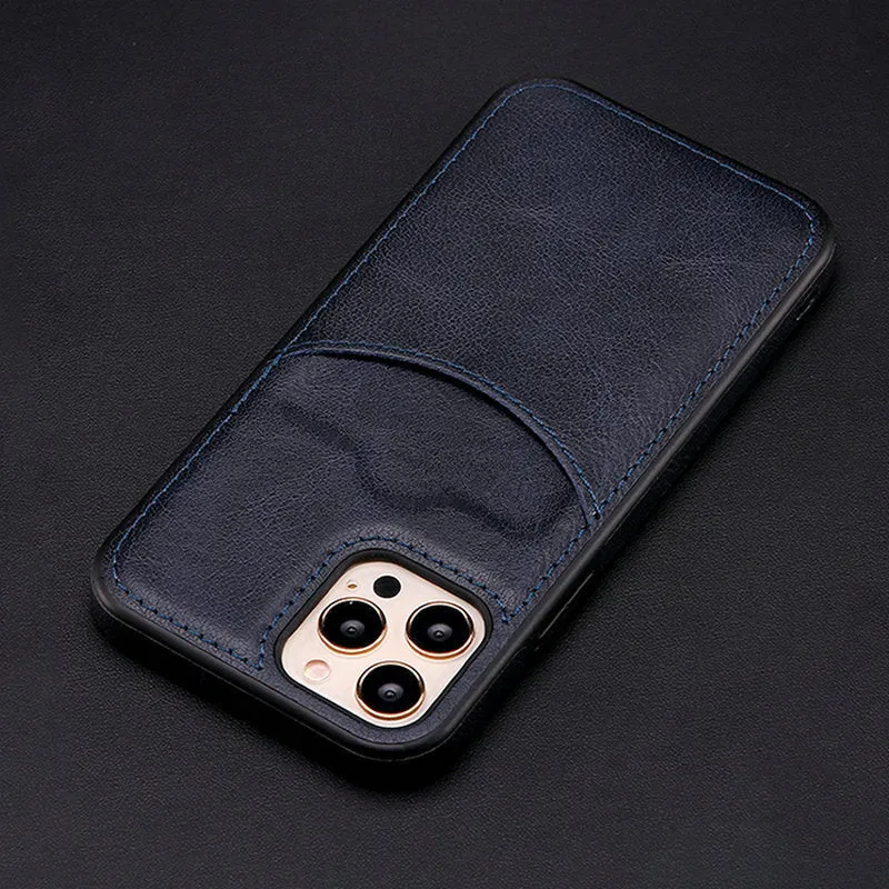 Luxury PU Leather Case With Wallet Credit Card Slot for IPhone