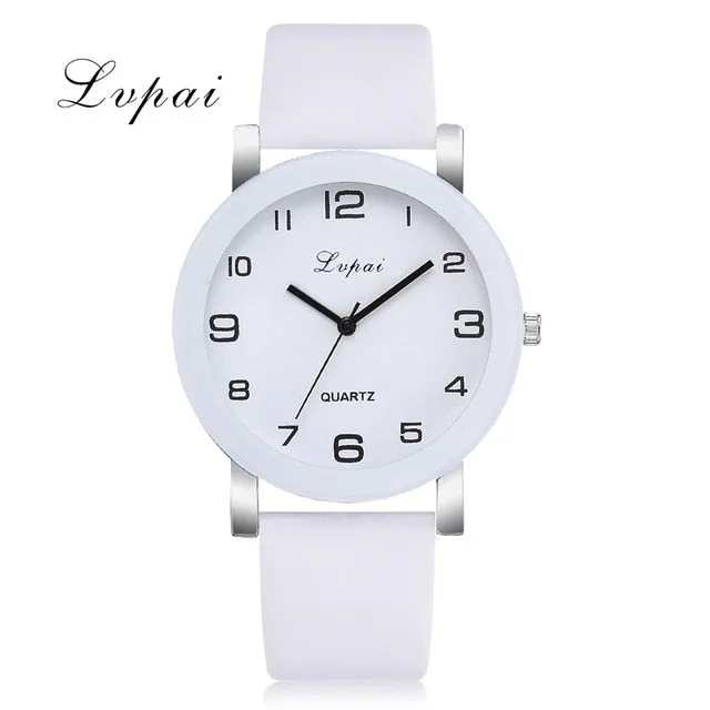 Lvpai Brand Quartz Watches For Women Luxury White Bracelet Watches Ladies Dress Creative Clock Watches 2018 New Relojes Mujer