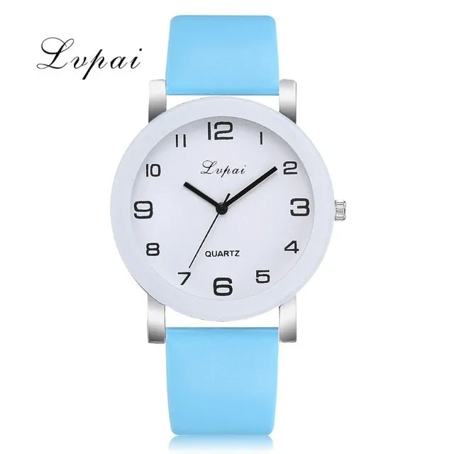 Lvpai Brand Quartz Watches For Women Luxury White Bracelet Watches Ladies Dress Creative Clock Watches 2018 New Relojes Mujer