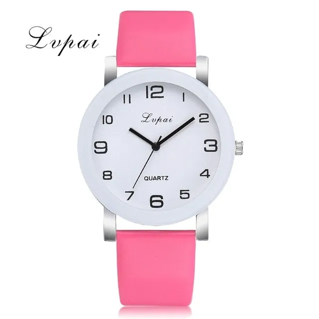 Lvpai Brand Quartz Watches For Women Luxury White Bracelet Watches Ladies Dress Creative Clock Watches 2018 New Relojes Mujer