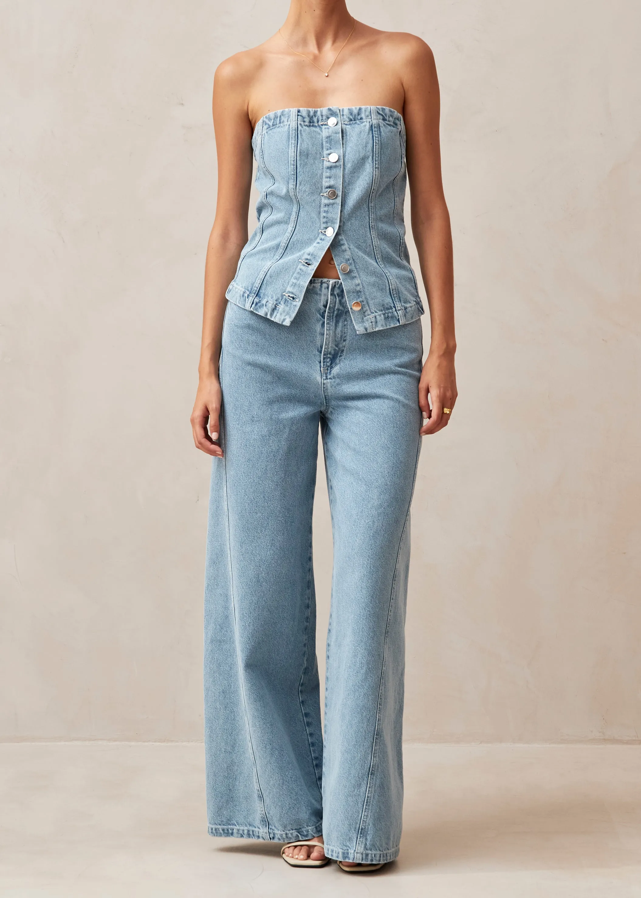 Magda Denim Pants Blue