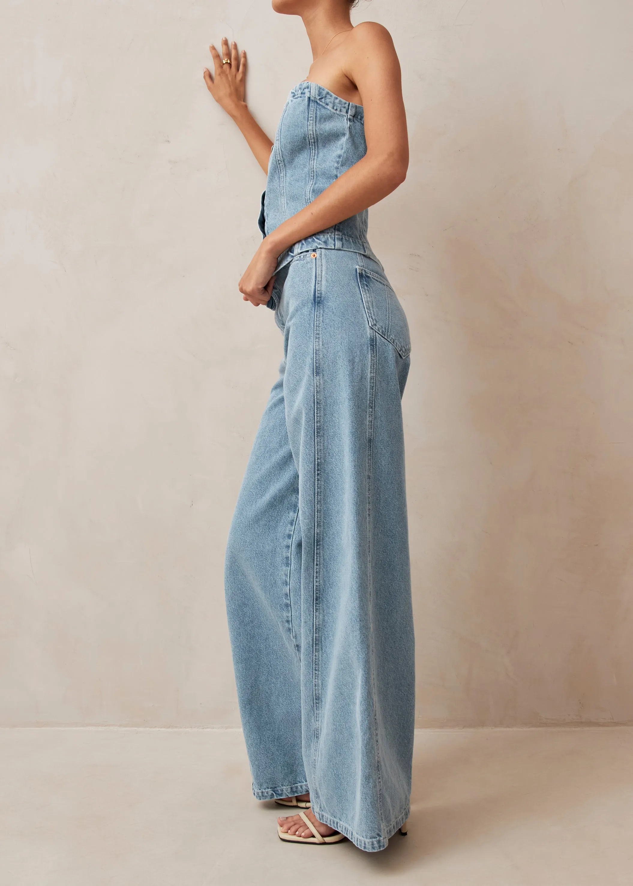 Magda Denim Pants Blue