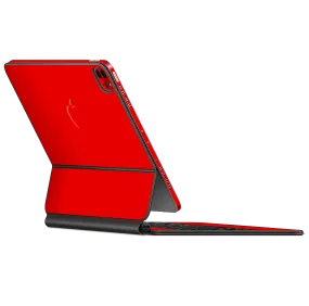 Magic Keyboard for iPad Pro 12.9" (2021) GLOSSY Bright Red Skin