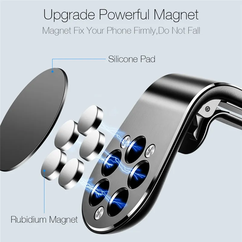 Magnetic Car Phone Holder Stand For IPhone Samsung