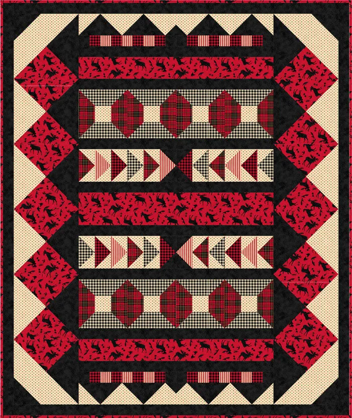 Man Cave Flannel Quilt BS2-386e - Downloadable Pattern