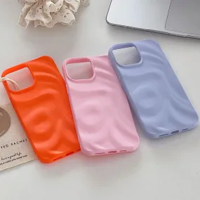 Matte Wrinkle Irregular Case for iPhone 0.1