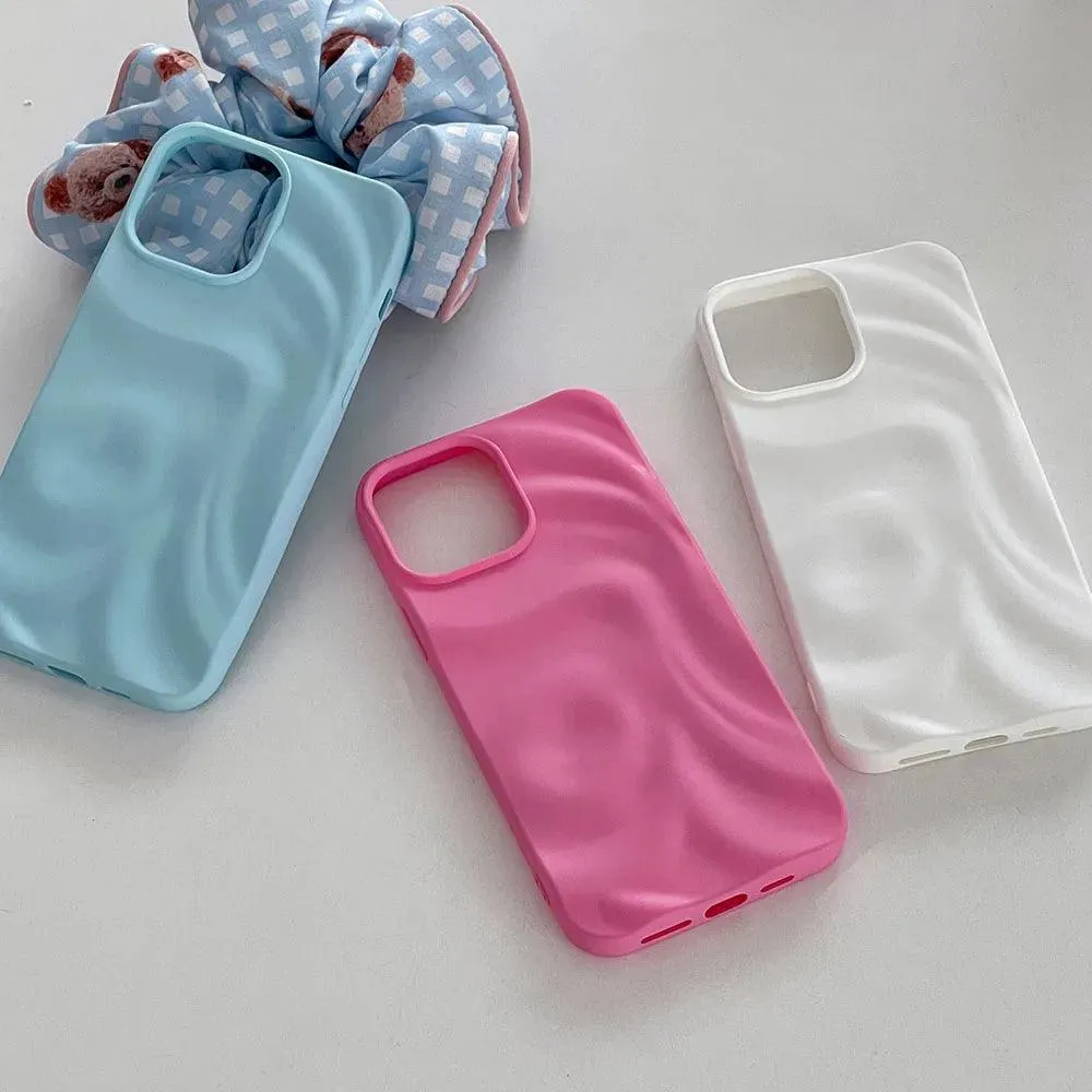 Matte Wrinkle Irregular Case for iPhone 0.1