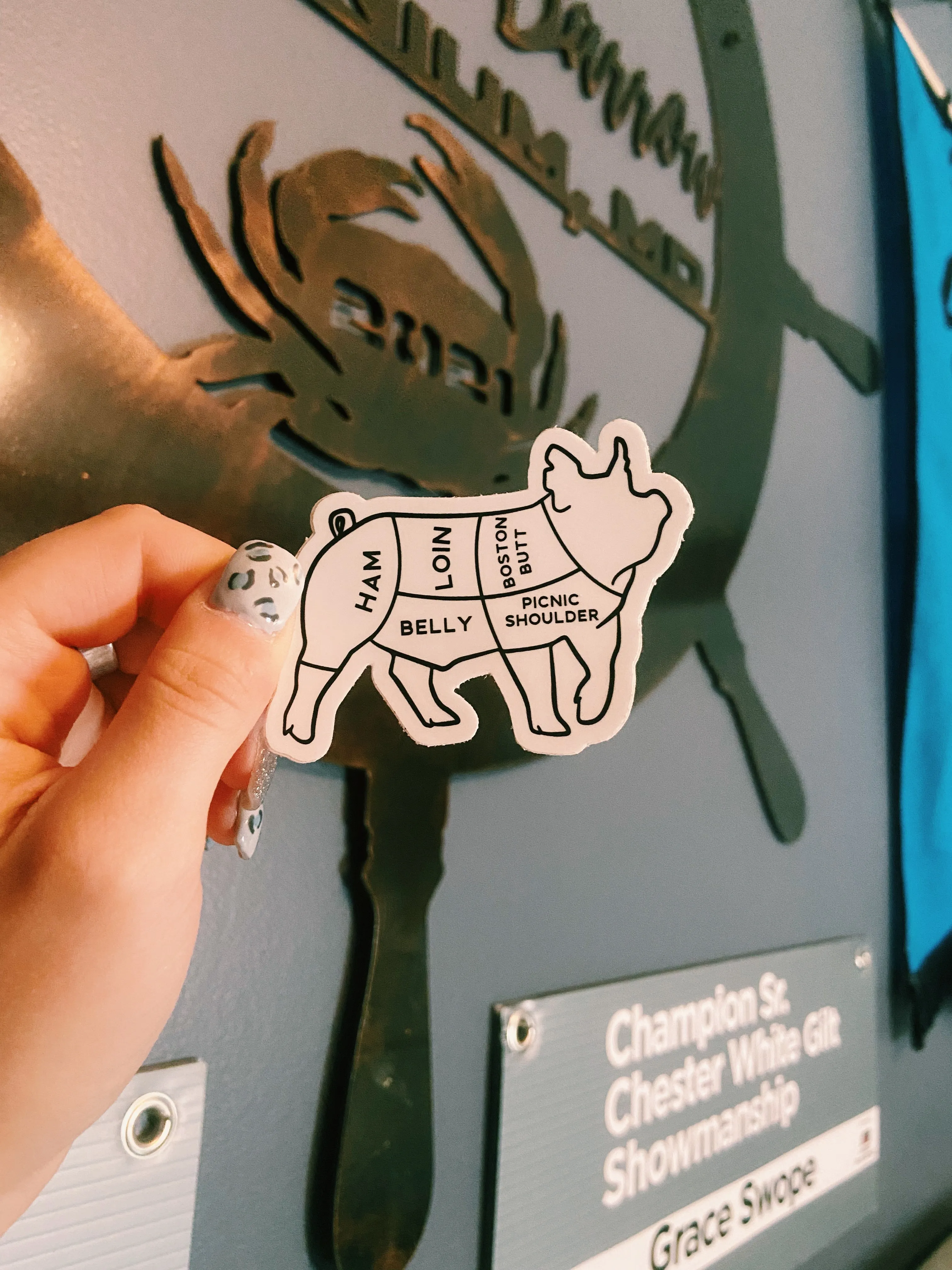 Meat Cut Livestock Stickers