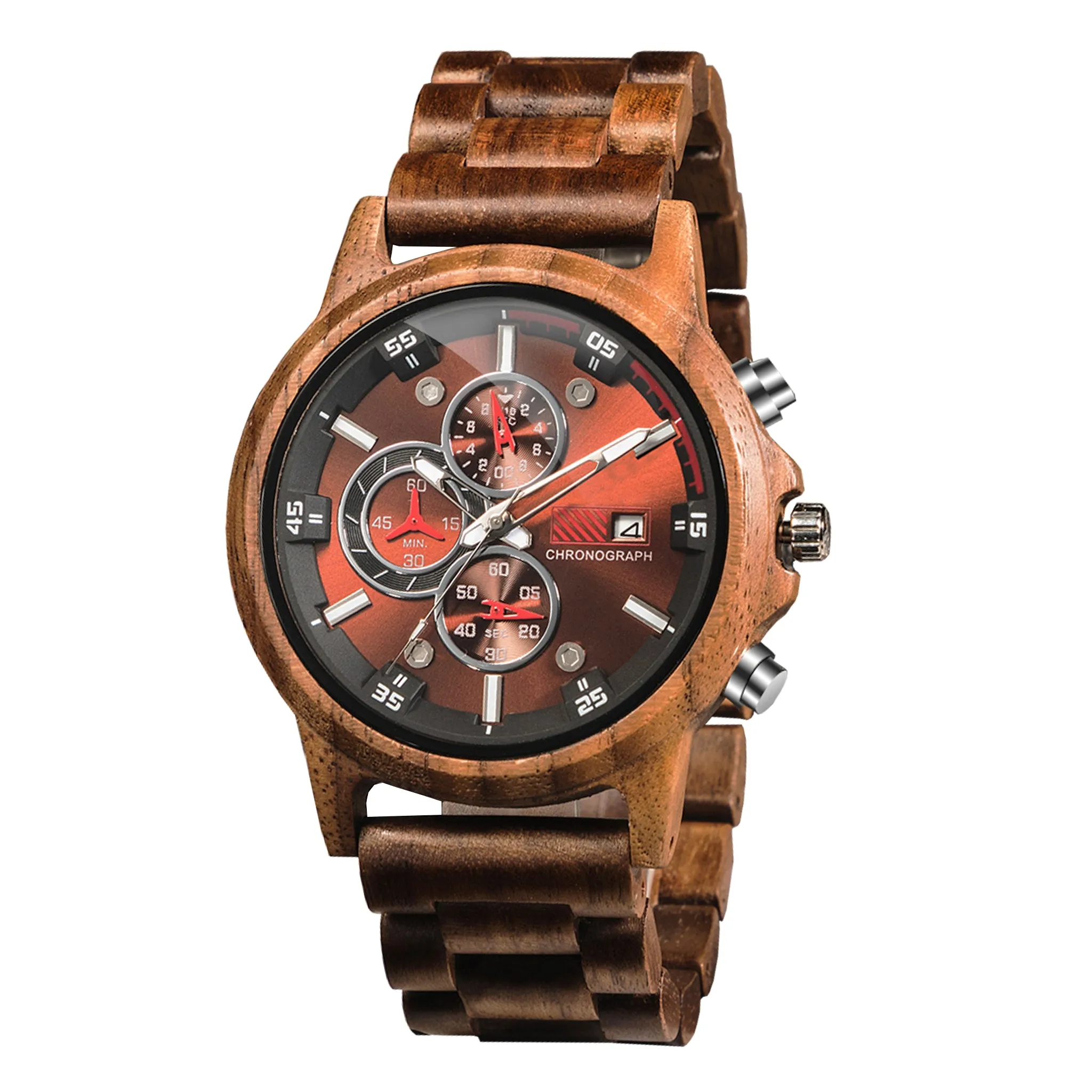 Melbourne - Walnut Chronograph