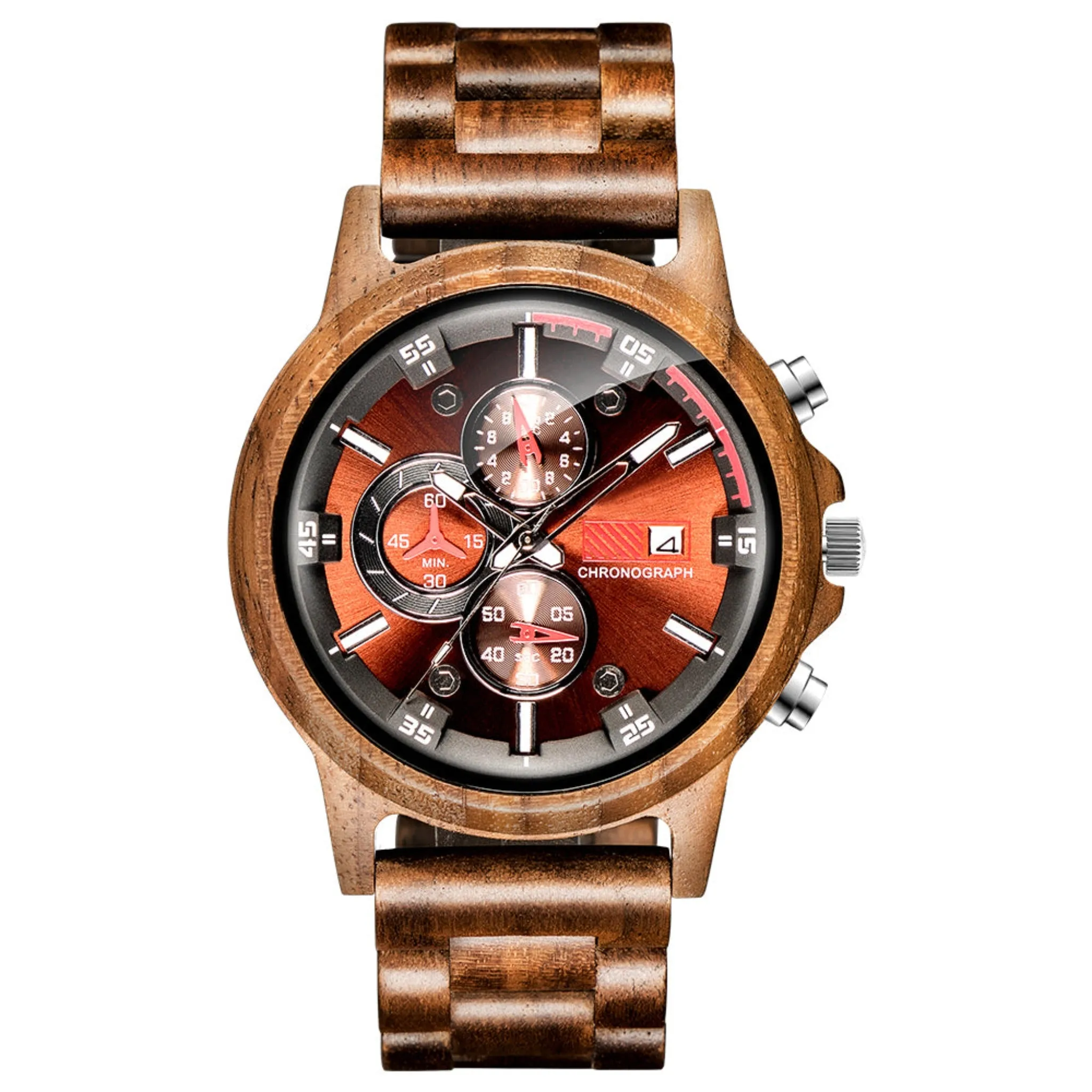 Melbourne - Walnut Chronograph