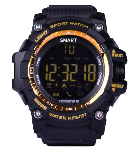 Mens Bluetooth Waterproof Smartwatch With Stopwatch