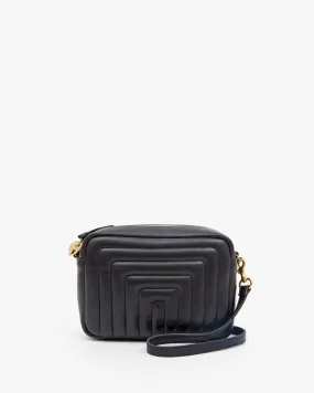 Midi Sac ~ Black Quilted Nappa