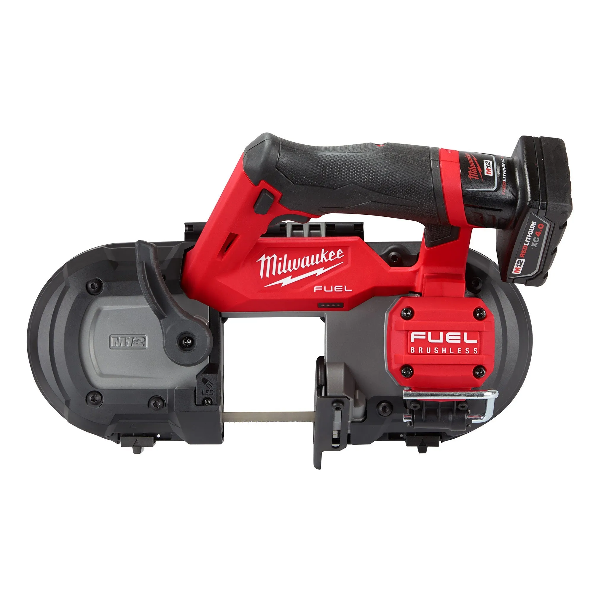 Milwaukee 2529-21XC M12 FUEL Lithium-Ion Brushless Cordless Compact Band Saw Kit, 4.0 Ah