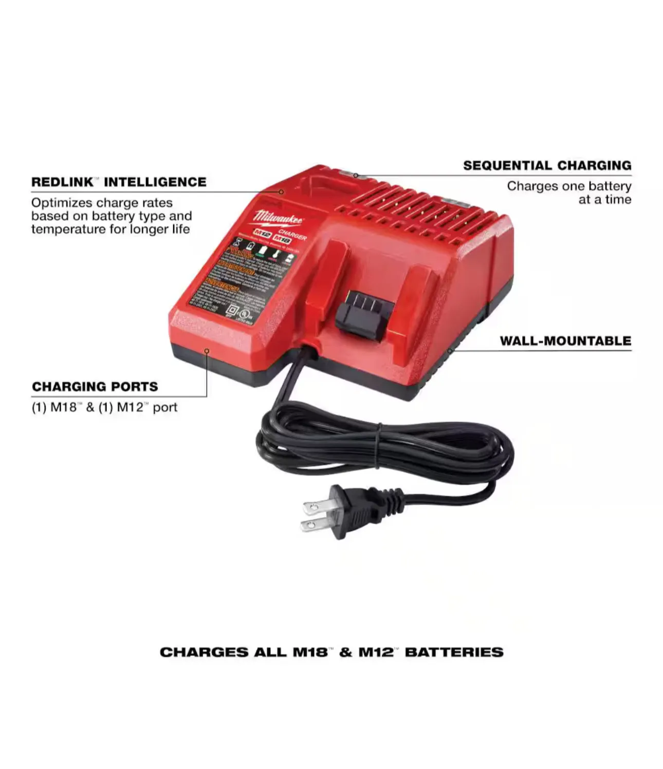 Milwaukee M18 XC Starter Kit with One 5.0Ah Battery and Charger