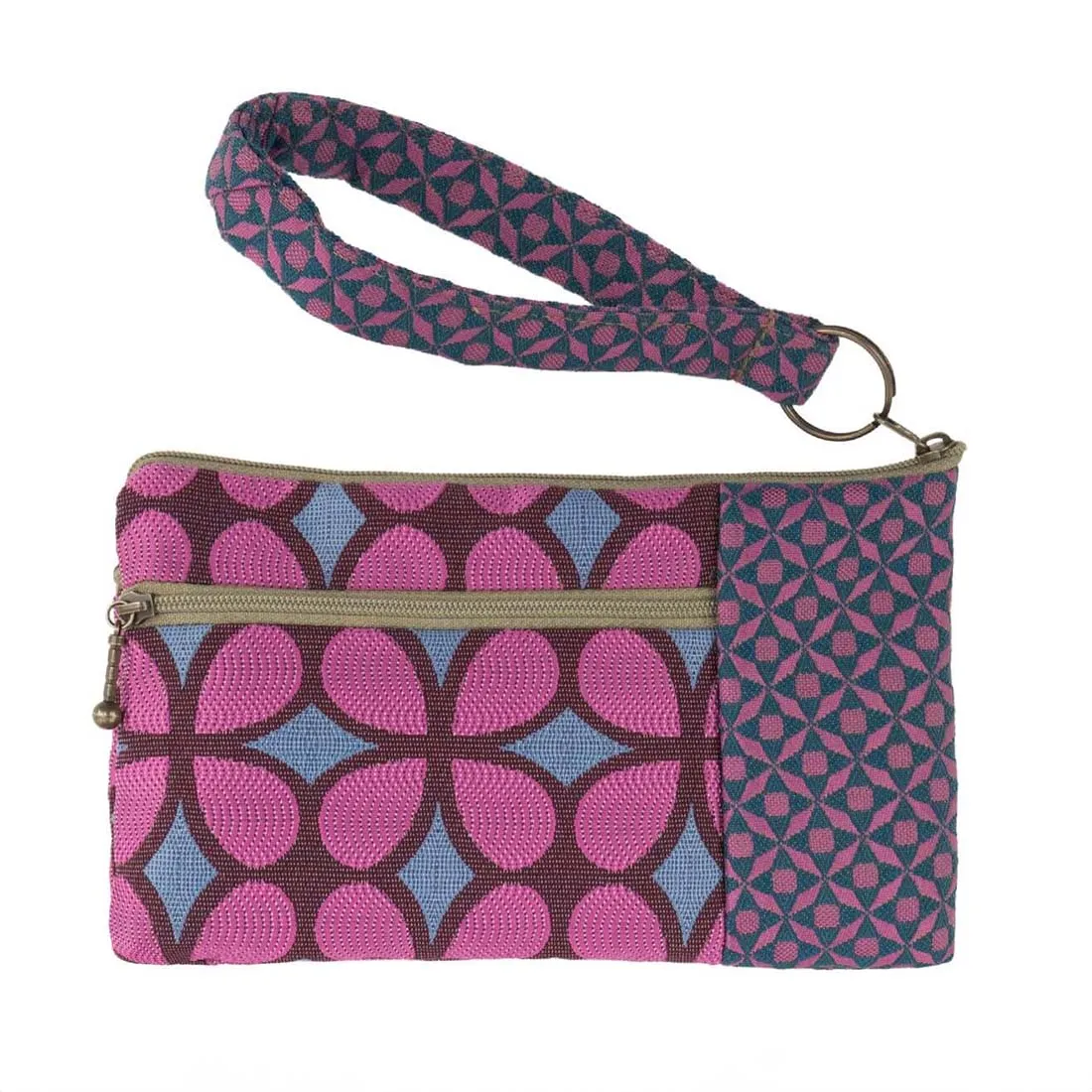 Mod Fuchsia Beetle Wristlet