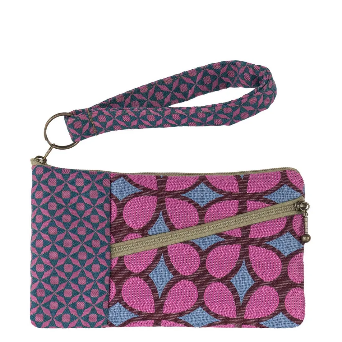 Mod Fuchsia Beetle Wristlet