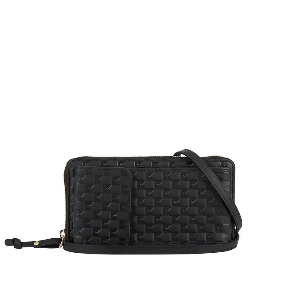 Monogram Phone Wallet | Black