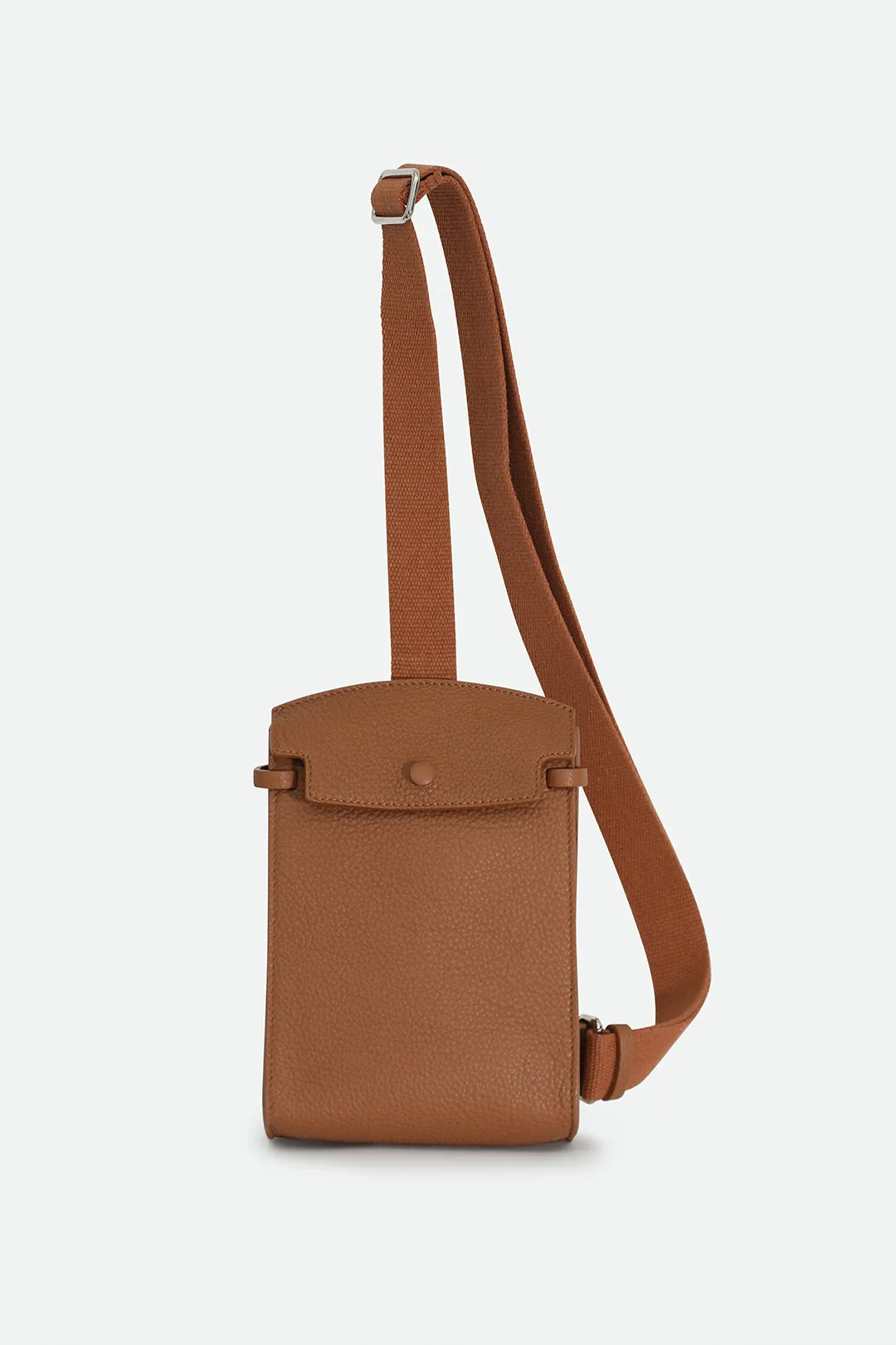 MONZA ITALIAN LEATHER CROSSBODY NATURAL CUOIO