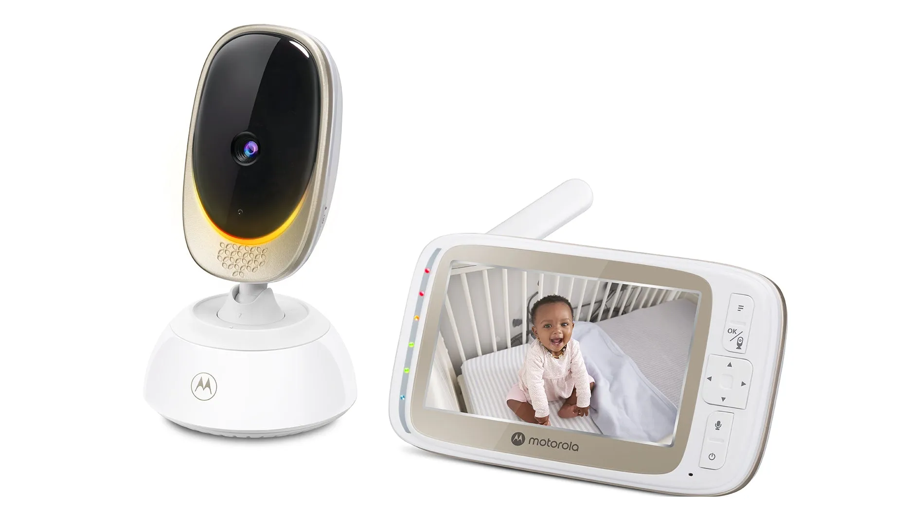 Motorola VM85 Connect 5" Connected Motorized Pan 720p Video Baby Monitor