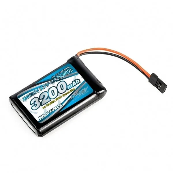 MUCHMORE IMPACT LIPO BATTERY 3200MAH 3.7V 4C FOR SANWA MT44 RADIO