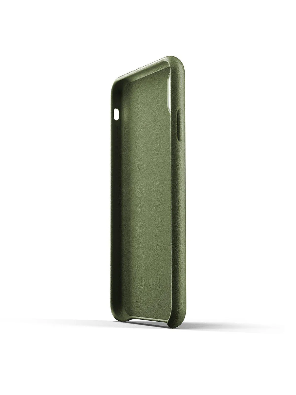 Mujjo Full Leather Wallet Case for iPhone XS Max Olive