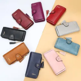 Multi-slots Long Wallet Card Phone Holder Purse For Women