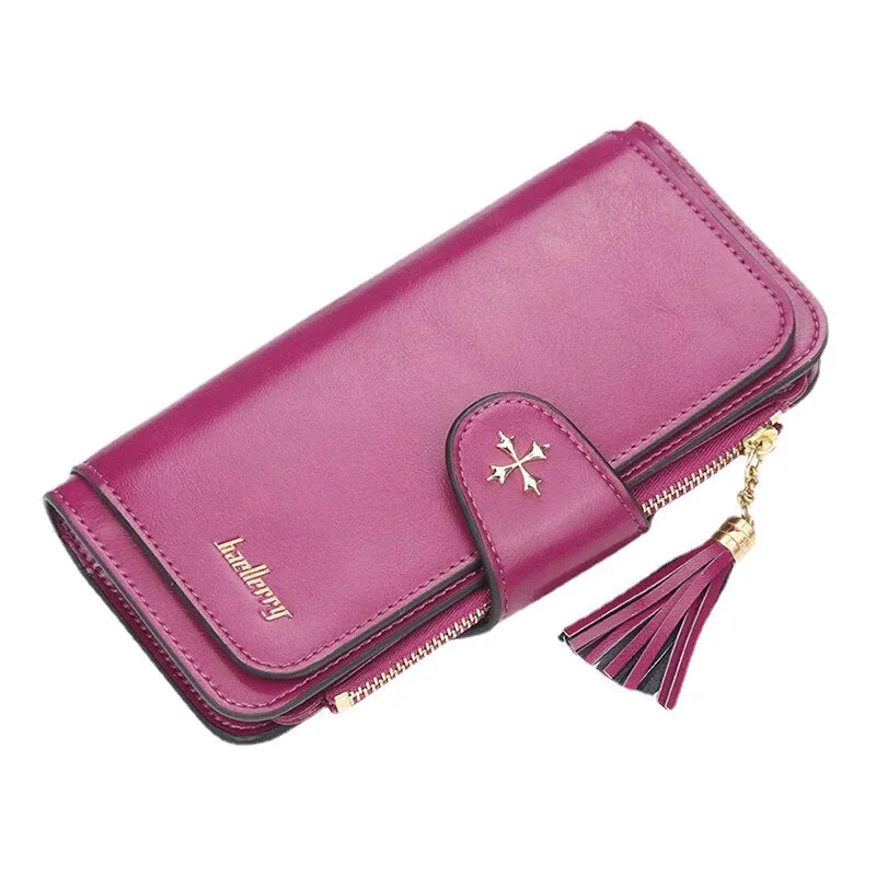 Multi-slots Long Wallet Card Phone Holder Purse For Women