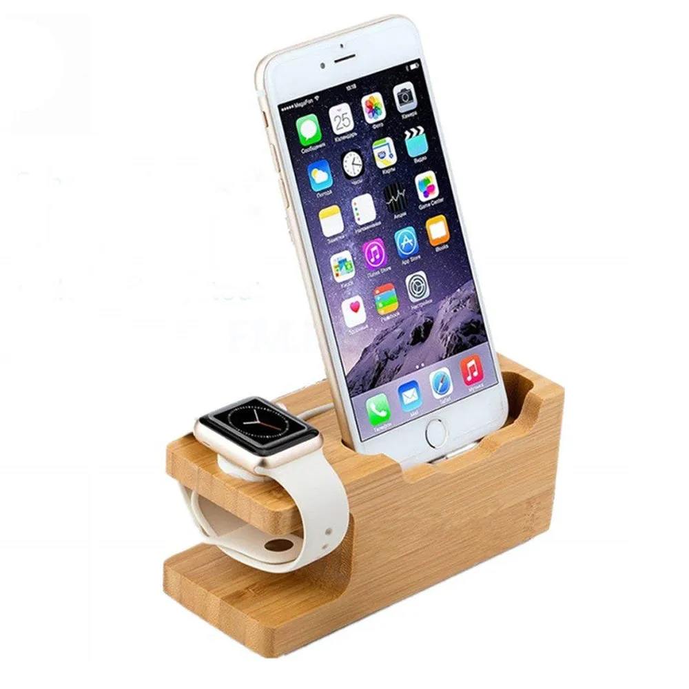 Multifunction Wood Phone Stand