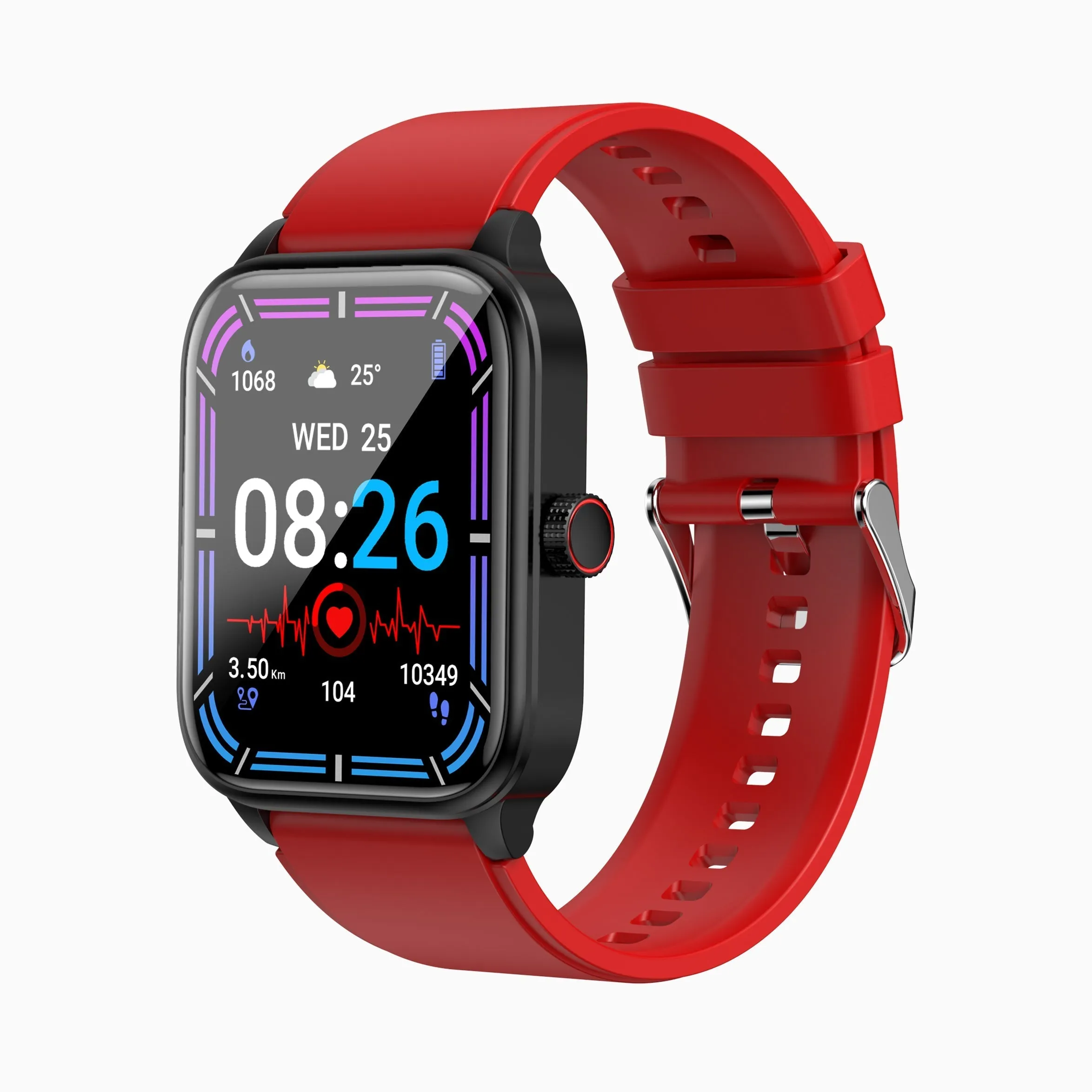 Multifunctional health monitoring smartwatch ECG9