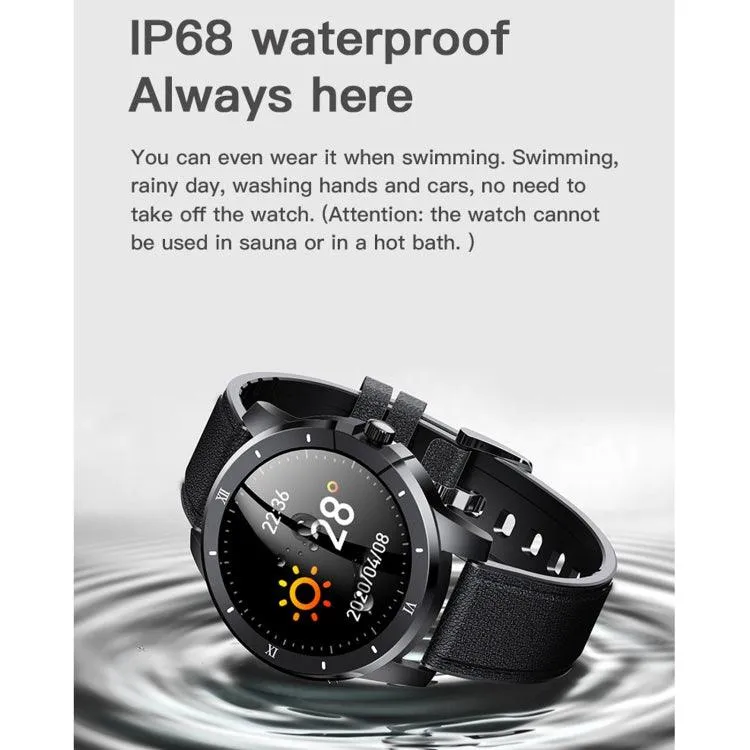 MX12 IP68 Waterproof Smart Watch with 1.3" Color IPS Screen, Bluetooth Call, Sleep & Heart Rate Monitoring