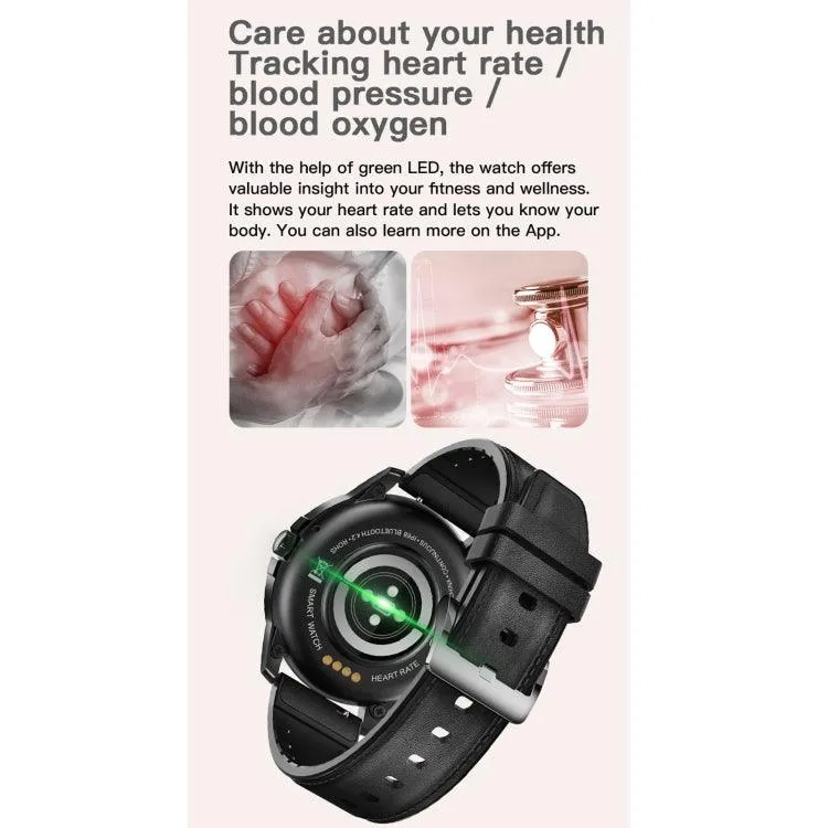 MX12 IP68 Waterproof Smart Watch with 1.3" Color IPS Screen, Bluetooth Call, Sleep & Heart Rate Monitoring