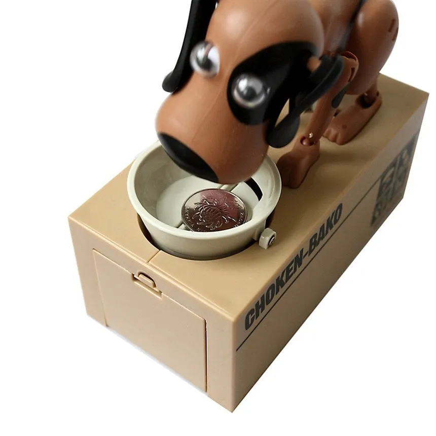 My Dog Piggy Bank Battery Toy for Small Children, 3 Years - Brown