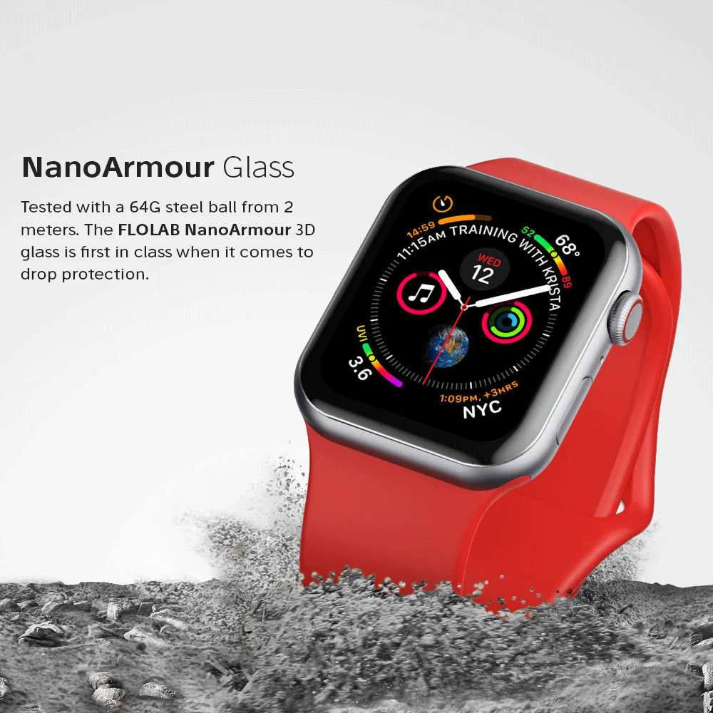 NanoArmour Apple Watch SE Screen Protector (Gen 1-3)